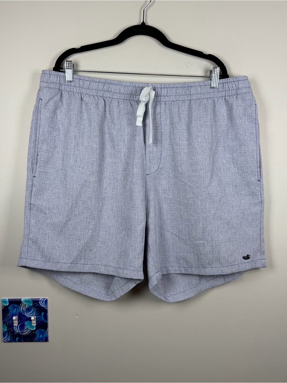 SOUTHERN MARSH MEN'S CRAWFORD CASUAL SHORTS LIGHT BLUE Preppy Size 2XL